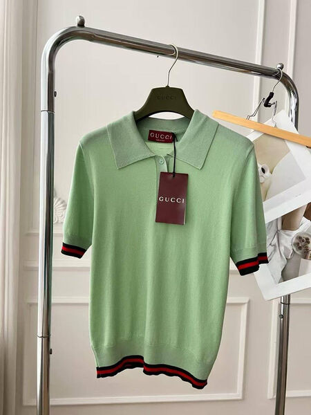 Поло Gucci женский болотный 188186-2