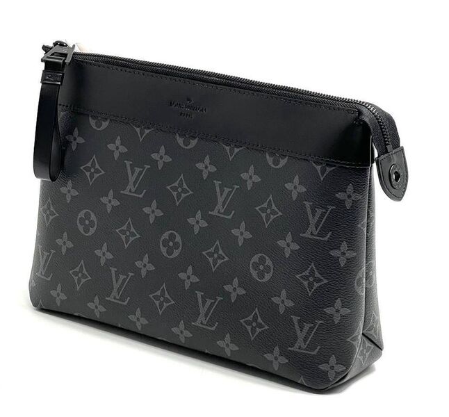 Мужской клатч Louis Vuitton мужской канва черный 150116