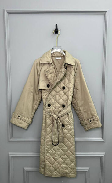 Плащ Brunello Cucinelli женский болотный 157103-3