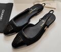 Туфли Chanel женский кожа черный 170064-1