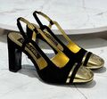 Туфли Chanel женский замша черный 138830-1