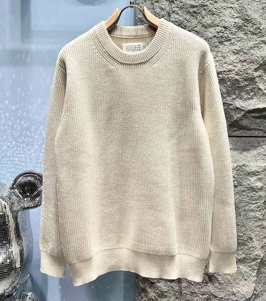 Мужской свитер Maison Margiela мужской вязаная ткань графитовый 171472