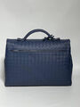 Мужской портфель Bottega Veneta мужской кожа синий 132087-4