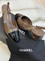 Туфли Chanel женский кожа 124636-2