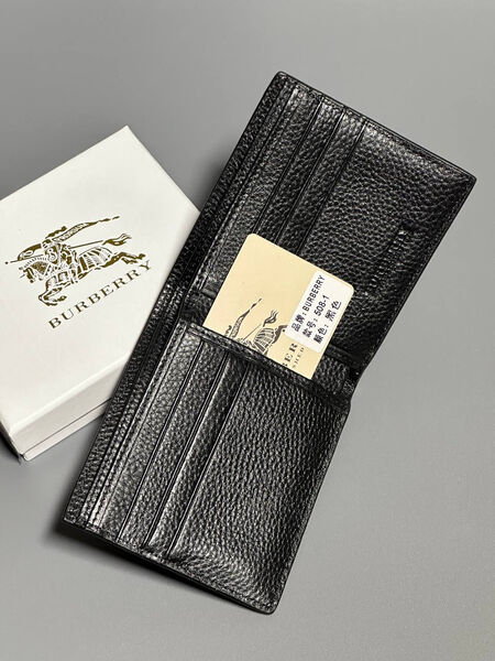 Мужской портмоне Burberry мужской кожа черный 154032-4