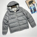 Мужской пуховик Brunello Cucinelli мужской графитовый 166354-1