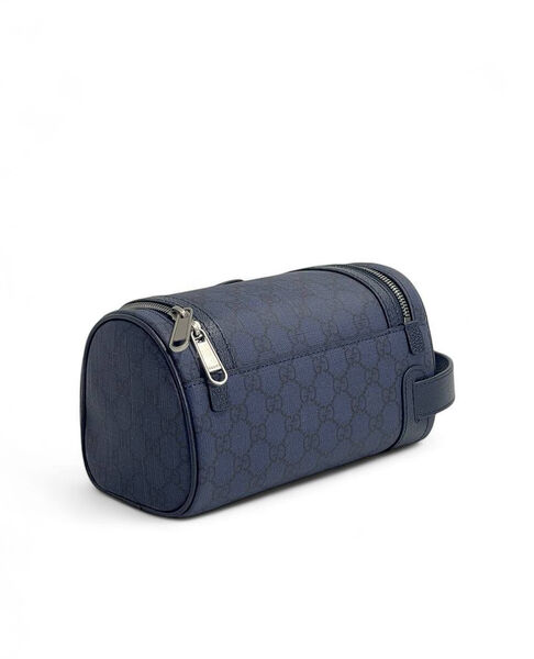 Мужской несессер косметичка Gucci мужской кожа синий 149970-3