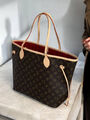 Сумка Louis Vuitton Neverfull женский кожа 97474-8