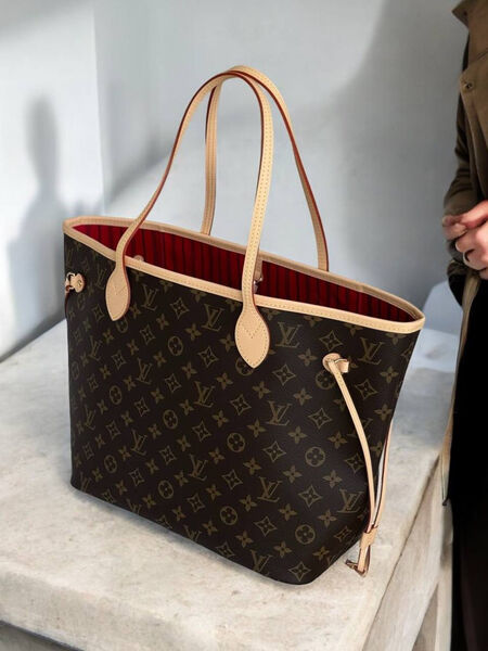 Сумка Louis Vuitton Neverfull женский кожа 97474-8