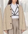 Куртка двухсторонняя Christian Dior женский темно-бежевый 125449
