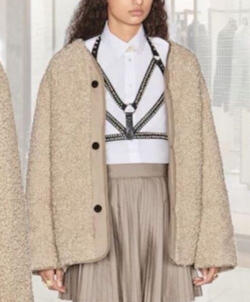 Куртка двухсторонняя Christian Dior женский бежевый 125449