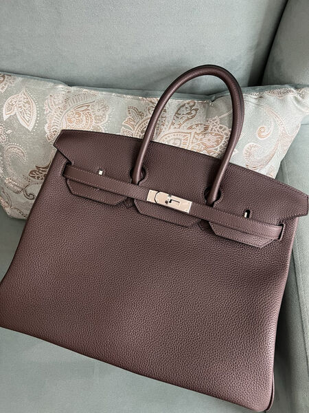 Сумка Hermès Birkin 35 женский кожа 139838-4