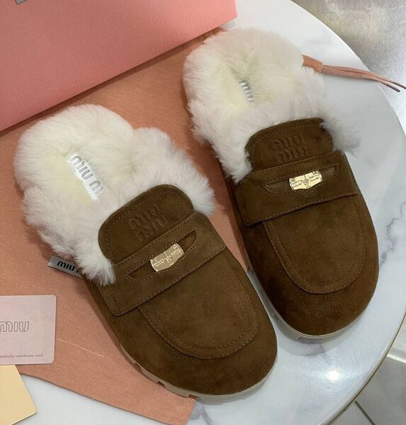 Мюли Miu Miu женский замша 163430