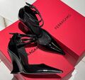 Туфли Ferragamo женский кожа черный 136793-1