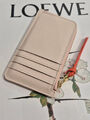 Картхолдер Loewe женский кожа бежевый 186089-2