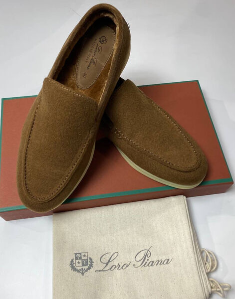 Мужские лоферы Loro Piana мужской кашемир 131760