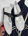 Балетки Miu Miu женский сетка белый 193968-1