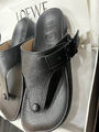 Шлепки Loewe женский кожа черный 154946-2