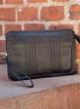 Мужской клатч Bottega Veneta мужской кожа черный 51306-3