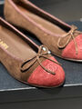 Балетки Chanel женский замша 195217-2