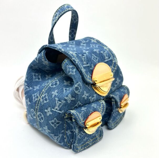 Рюкзак Louis Vuitton Venice женский джинса синий 138864