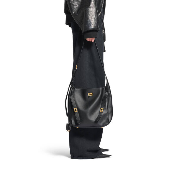Сумка Balenciaga Bel Air Small женский кожа черный 174092-3