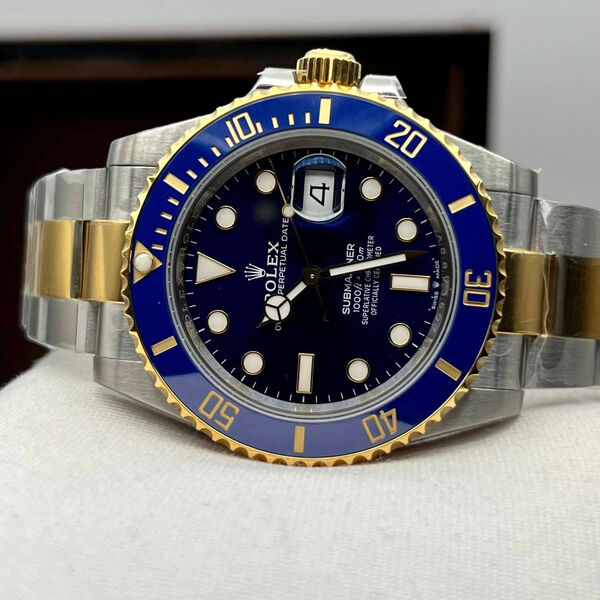 Часы Rolex Submariner Blue Dial синий 155553-6