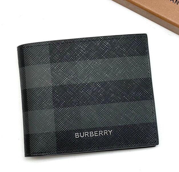Мужской картхолдер Burberry мужской кожа черный 108391