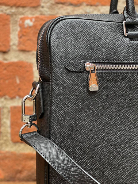 Мужской портфель Louis Vuitton мужской кожа черный 120985-4