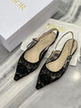 Туфли Christian Dior женский сетка черный 106279-2