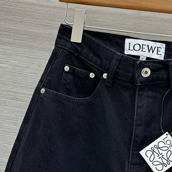 Джинсы Loewe женский джинса черный 178650-2