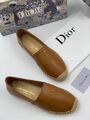 Эспадрильи Christian Dior женский кожа бежевый 91358-3