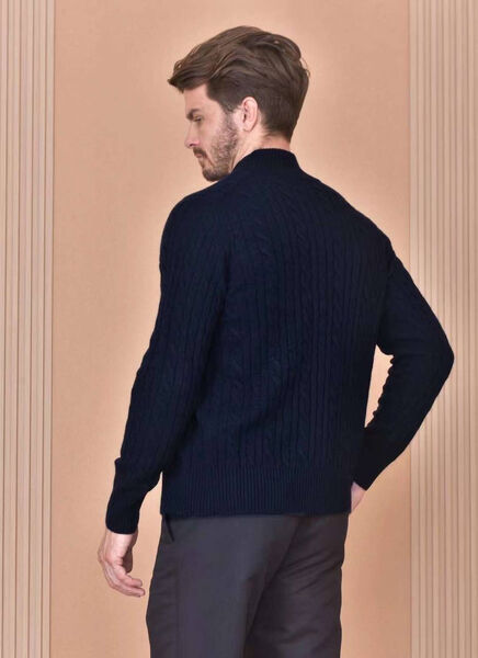Мужской кардиган Loro Piana мужской вязаная ткань черный 165480-3