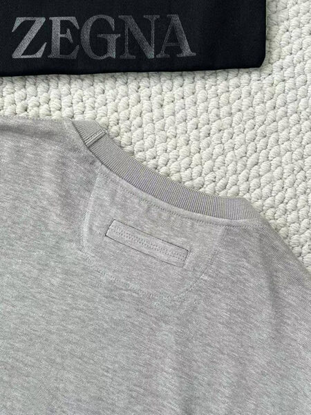 Мужская футболка Zegna мужской графитовый 181088-8