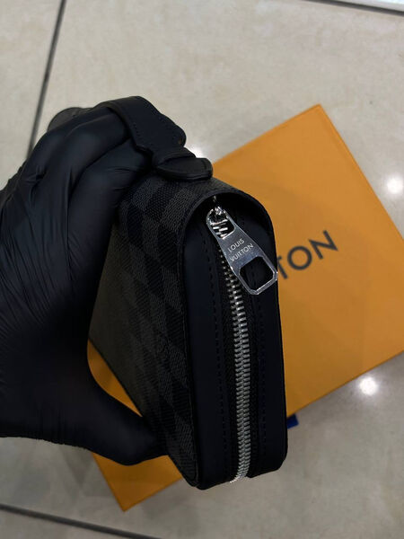Мужской кошелек Louis Vuitton мужской кожа синий 173920-3