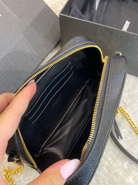 Сумка Saint Laurent женский кожа черный 97076-2