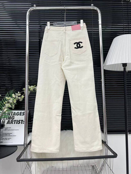 Джинсы Chanel женский джинса белый 132665-2