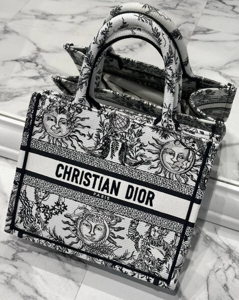 Сумка Chistian Dior Book женский текстиль графитовый 192291