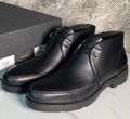 Мужские ботинки Zegna мужской кожа swift черный 168180