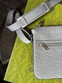 Мужская сумка мессерджер Gucci мужской кожа графитовый 42770-7