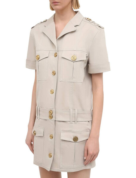 Платье Balmain женский бежевый 153444-2