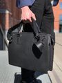 Мужской портфель Christian Dior мужской кожа swift черный,белый 74041
