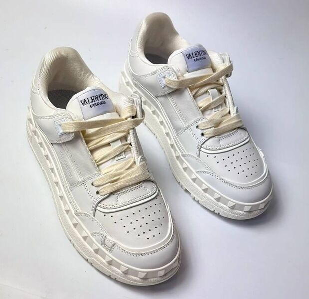 Кеды Valentino женский кожа белый 136008