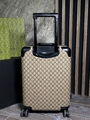 Чемодан Gucci женский канва бежевый 151647-3