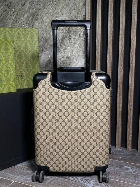 Чемодан Gucci женский канва бежевый 151647-3