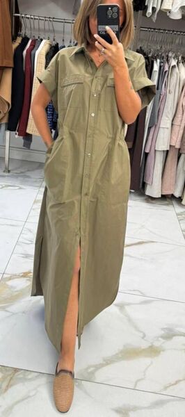 Платье Brunello Cucinelli женский болотный 189033