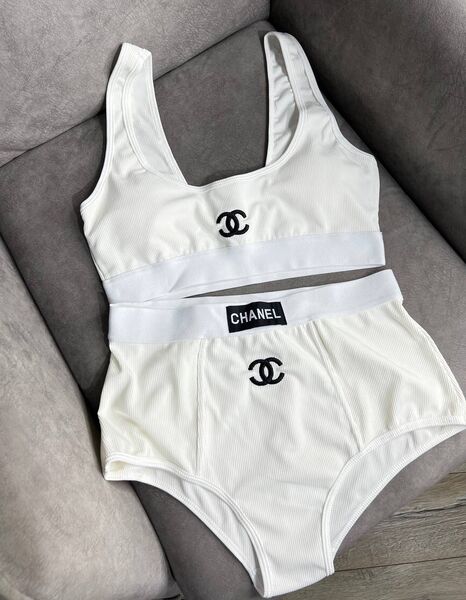 Купальник Chanel женский белый 148518