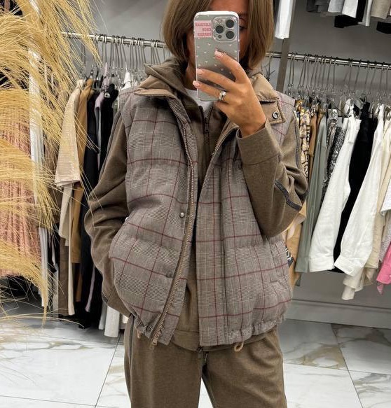 Жилет Brunello Cucinelli женский графитовый 159593