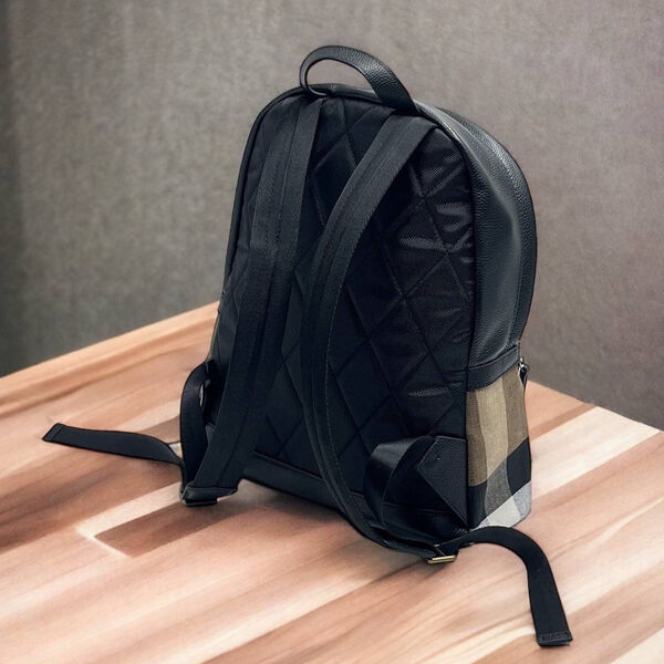 Мужской рюкзак Burberry мужской кожа черный 122074-3