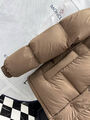 Мужской пуховик двухсторонний Moncler мужской болотный 200545-19